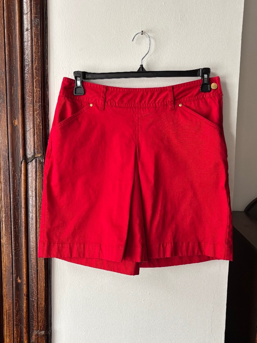 Anne Klein Sport A Line Red Shorts